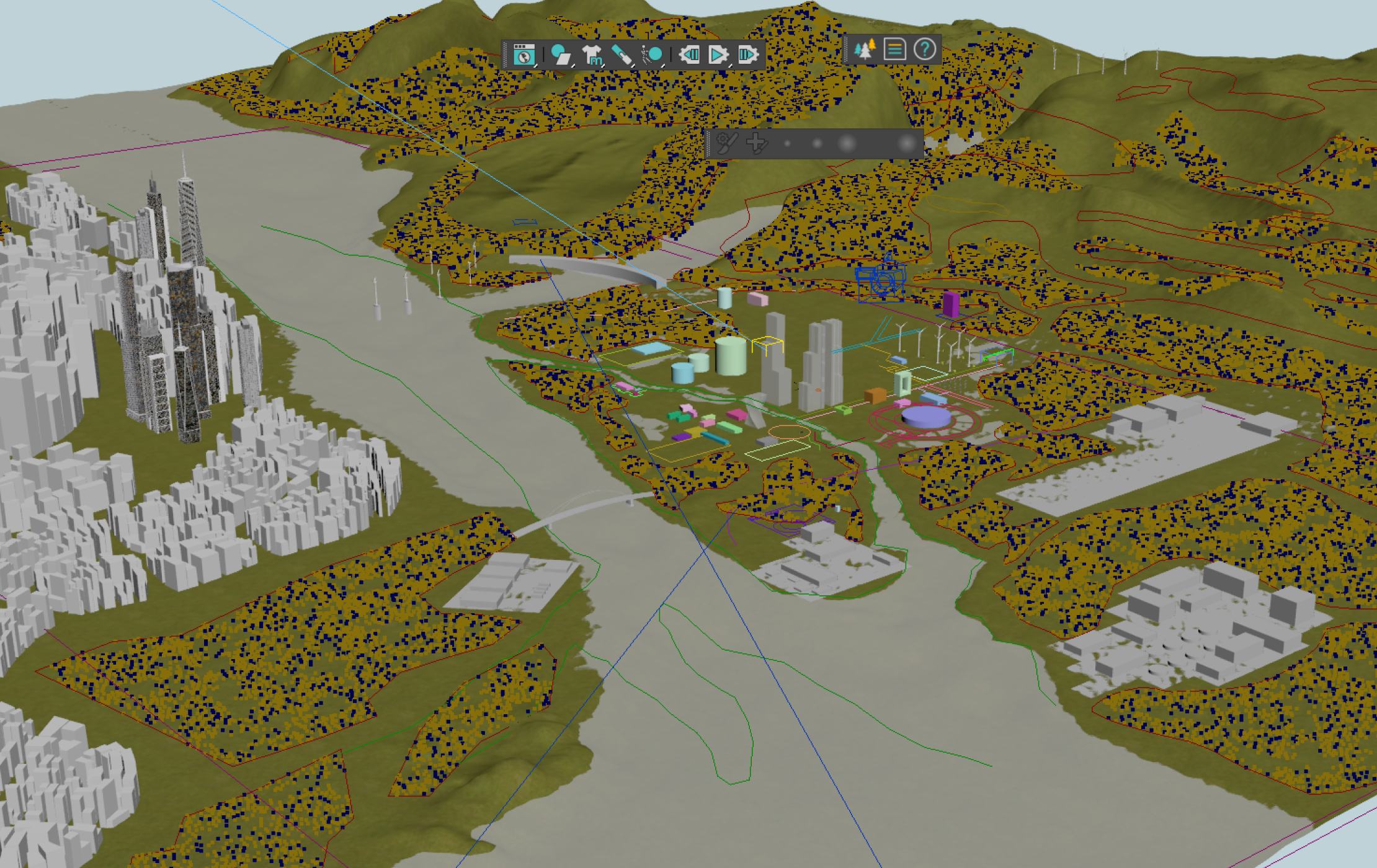 3D rendering process. Stage C.