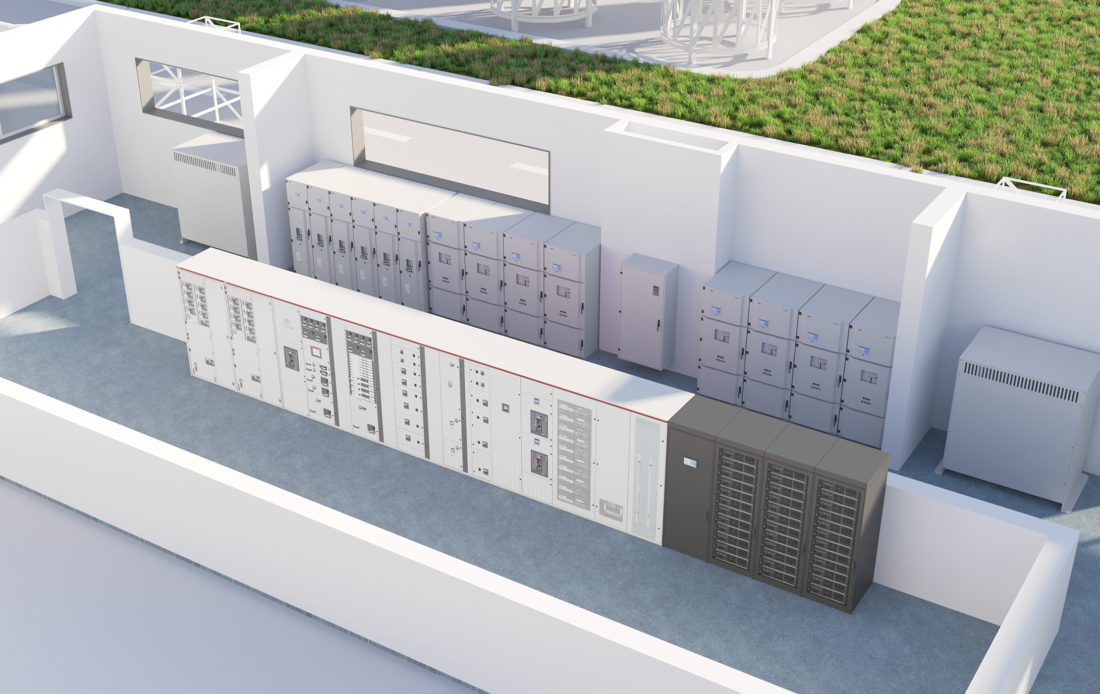 Finalized city model. View C.