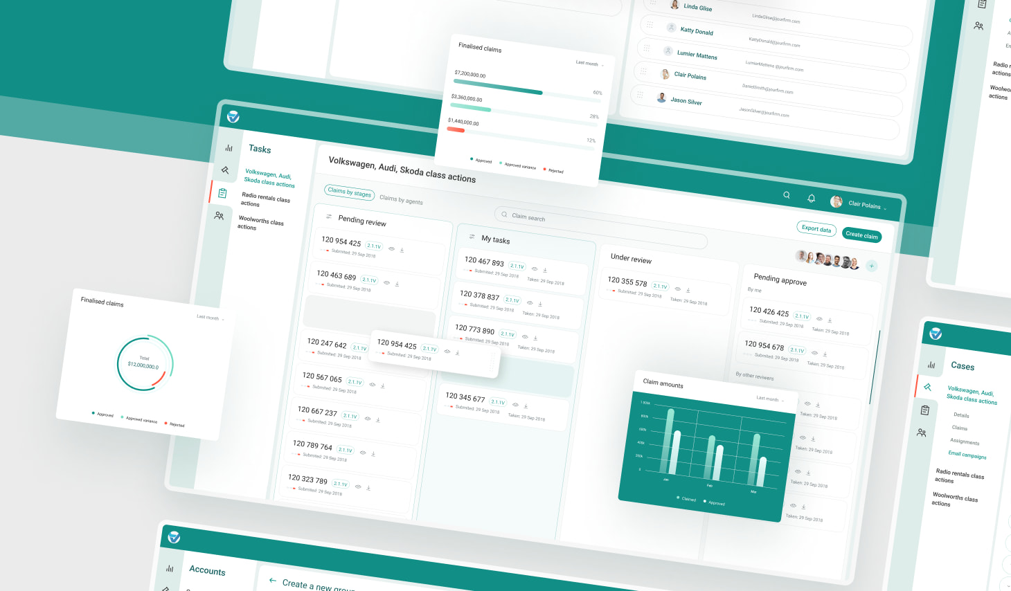 A class action web application preview