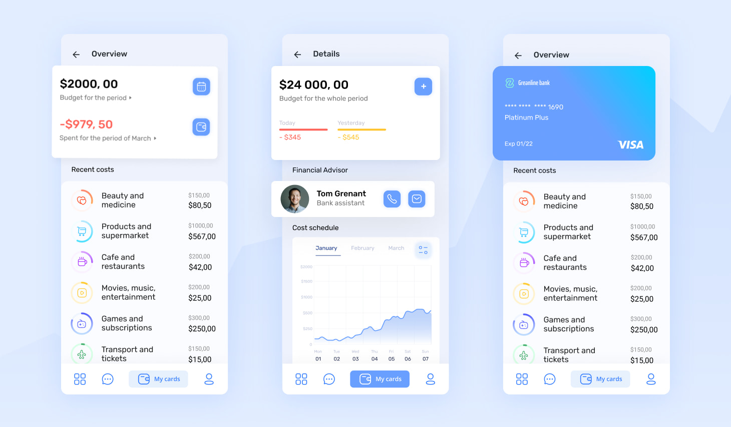 AI financial assistant preview