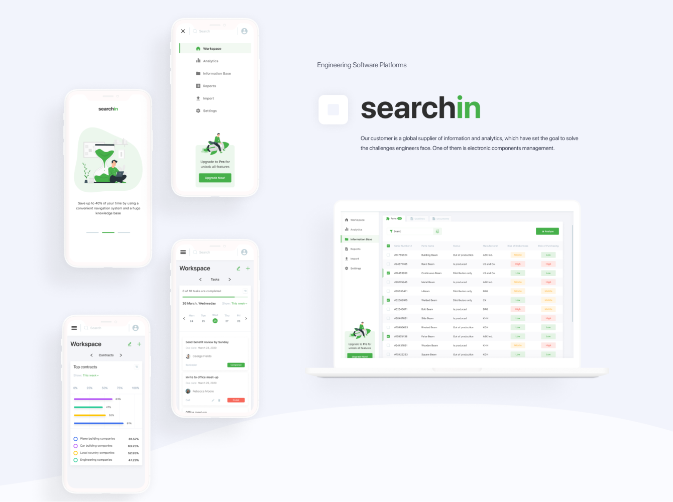 UI/UX Design of an Information and Analytics Platform by Andersen