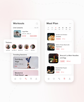 A Health and Fitness Application preview