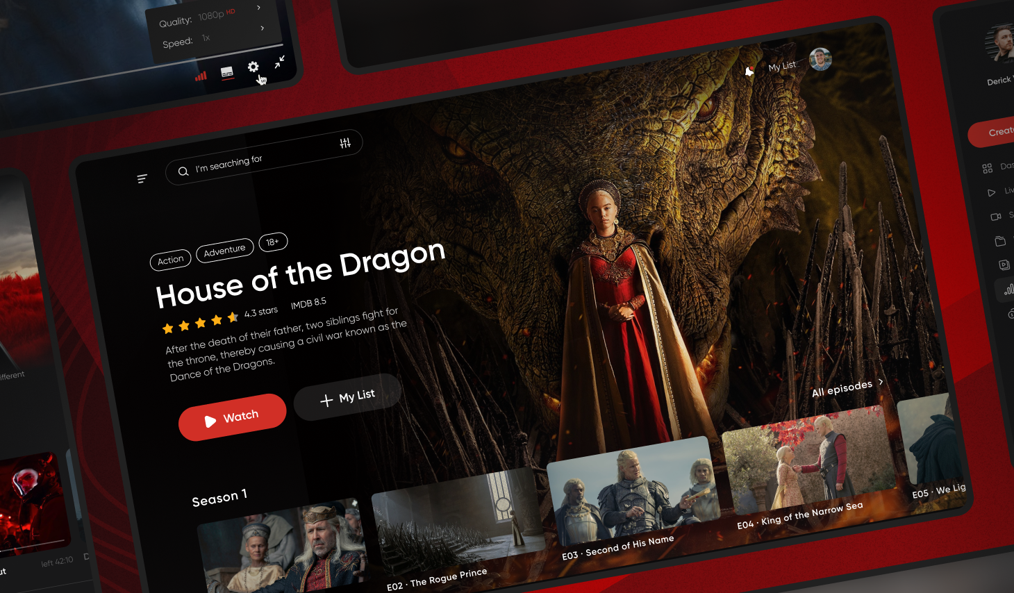 Launching a multi-device VOD platform preview